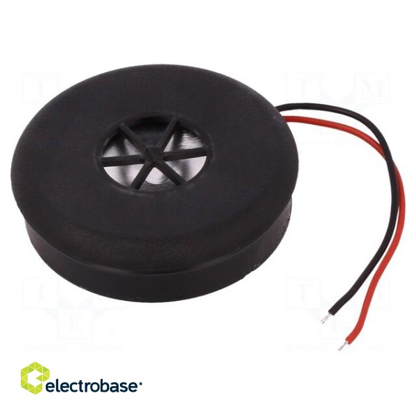 Sound transducer: piezo alarm | 12÷24VDC | Colour: black