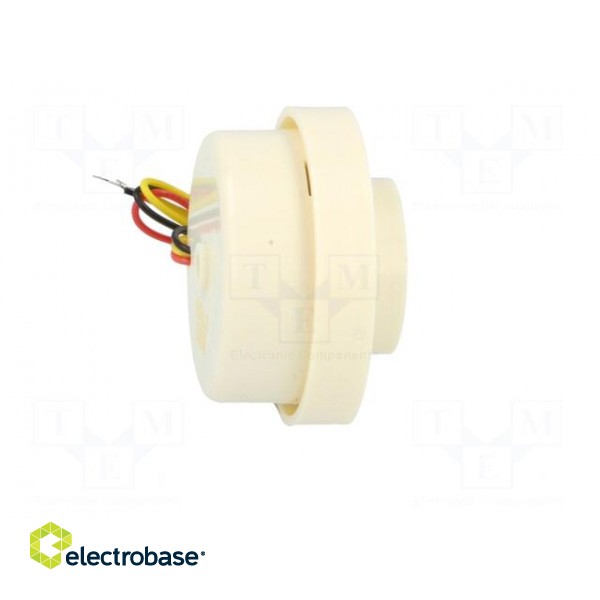 Sound transducer: piezo siren | -20÷60°C | 12VDC | Ø42x26mm фото 3