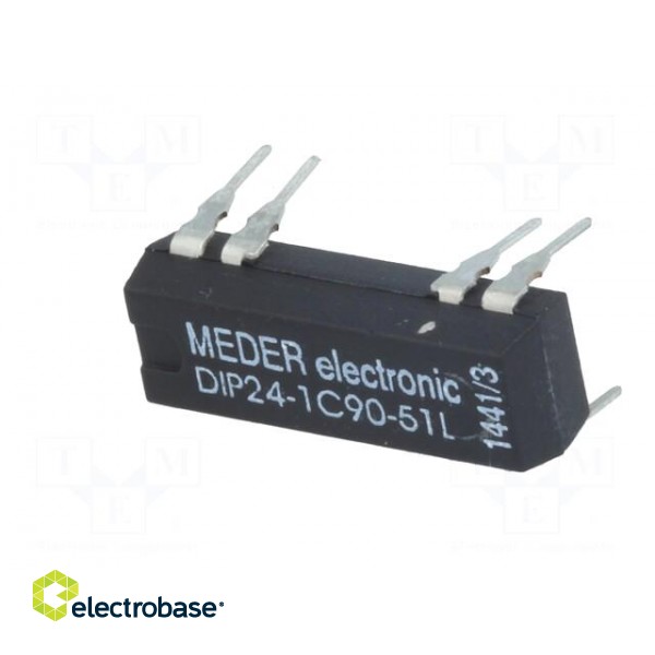 Relay: reed | SPDT | Ucoil: 24VDC | 0.5A | max.100VDC | max.100VAC | 290mW image 2