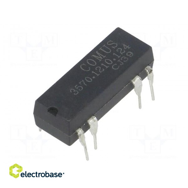 Relay: reed | SPST-NO | Ucoil: 12VDC | 500mA | max.150VDC | 10W | THT