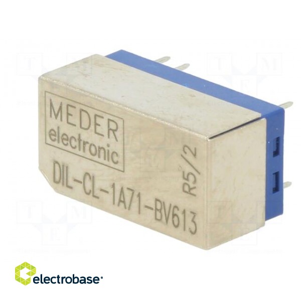 Relay: reed switch | SPST-NO | Ucoil: 24VDC | 1A | max.200VDC | 60mΩ | PCB фото 4