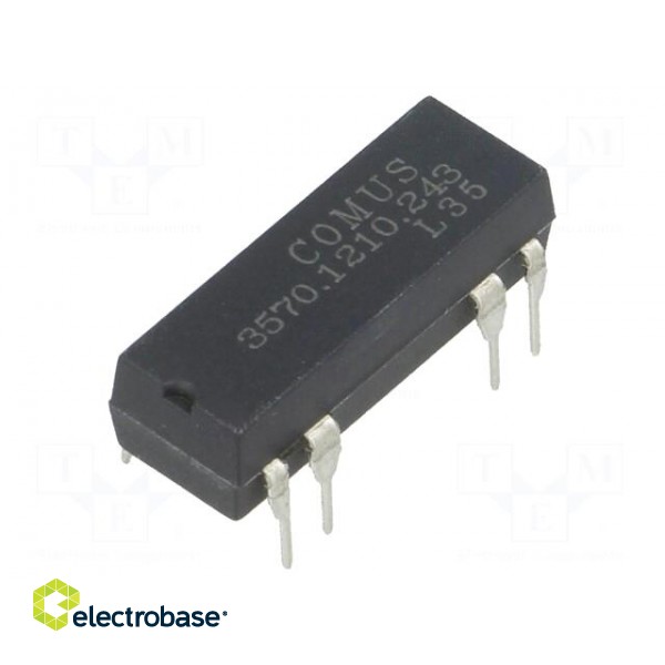 Relay: reed switch | SPST-NO | Ucoil: 24VDC | 500mA | max.150VDC | 10W