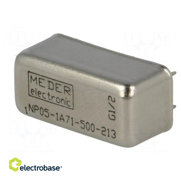 Relay: reed switch | SPST-NO | Ucoil: 5VDC | 1.25A | max.200VDC | 10W image 2