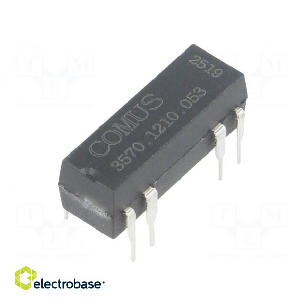 Relay: reed switch | SPST-NO | Ucoil: 5VDC | 500mA | max.150VDC | 10W
