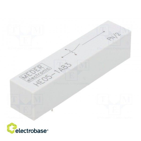 Relay: reed switch | SPST-NO | Ucoil: 5VDC | 5A | max.7.5kVDC | 50W | PCB image 1