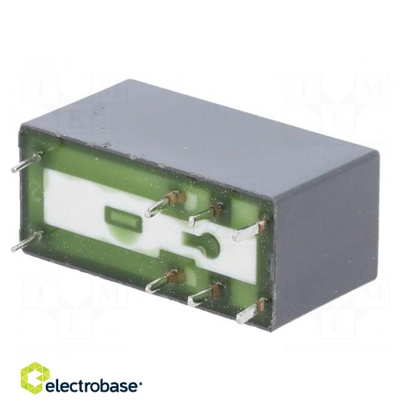 Relay: electromagnetic | DPDT | Ucoil: 110VDC | 8A | max.250VAC | PCB image 8