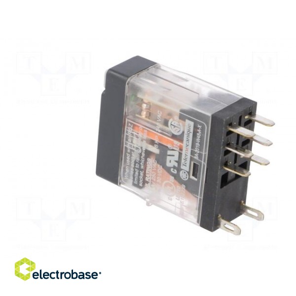 Relay: electromagnetic | DPDT | Ucoil: 120VAC | 5A | 5A/250VAC | socket image 4