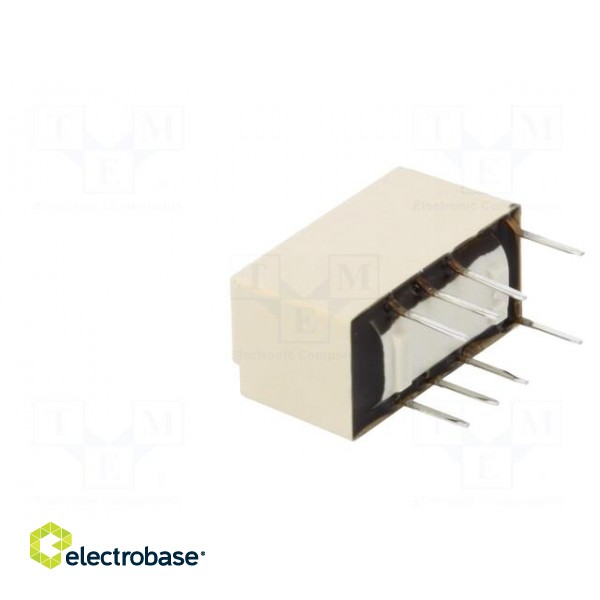 Relay: electromagnetic | DPDT | Ucoil: 12VDC | 0.3A/125VAC | 1A/30VDC image 4