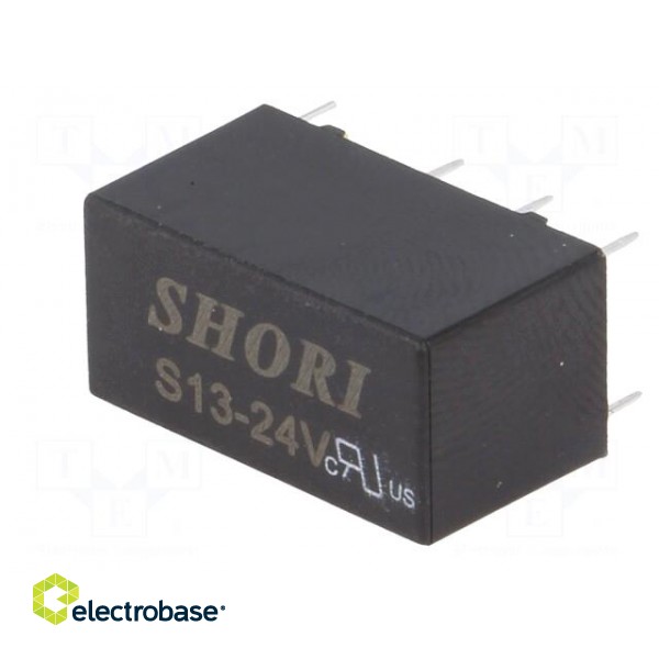 Relay: electromagnetic | DPDT | Ucoil: 12VDC | 0.5A/125VAC | 1A/30VDC фото 2