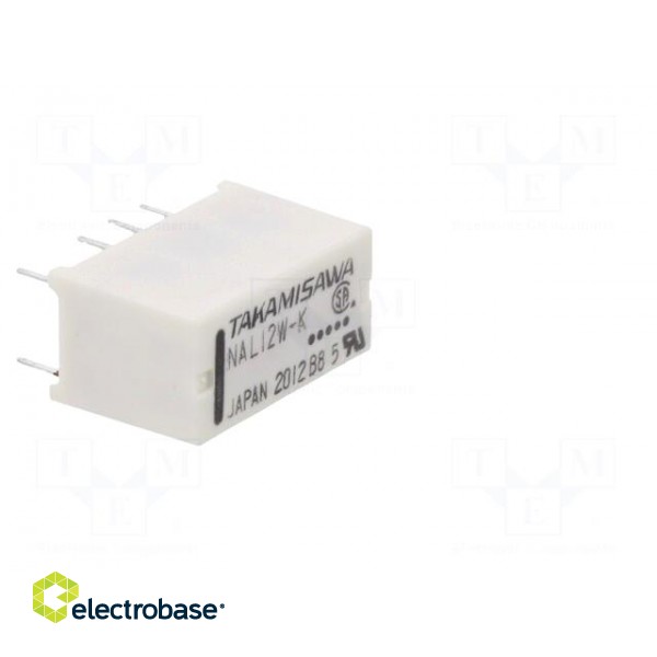 Relay: electromagnetic | DPDT | Ucoil: 12VDC | 2A | 0.5A/125VAC | PCB image 8