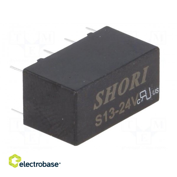 Relay: electromagnetic | DPDT | Ucoil: 12VDC | 0.5A/125VAC | 1A/30VDC фото 8