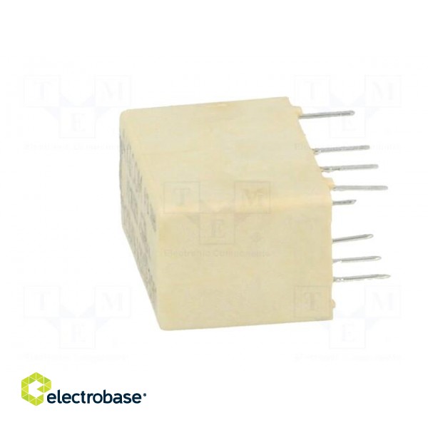 Relay: electromagnetic | DPDT | Ucoil: 12VDC | 0.5A/125VAC | 2A/30VDC image 3