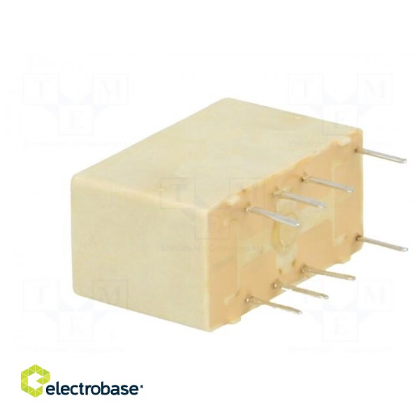 Relay: electromagnetic | DPDT | Ucoil: 12VDC | 0.5A/125VAC | 2A/30VDC image 4