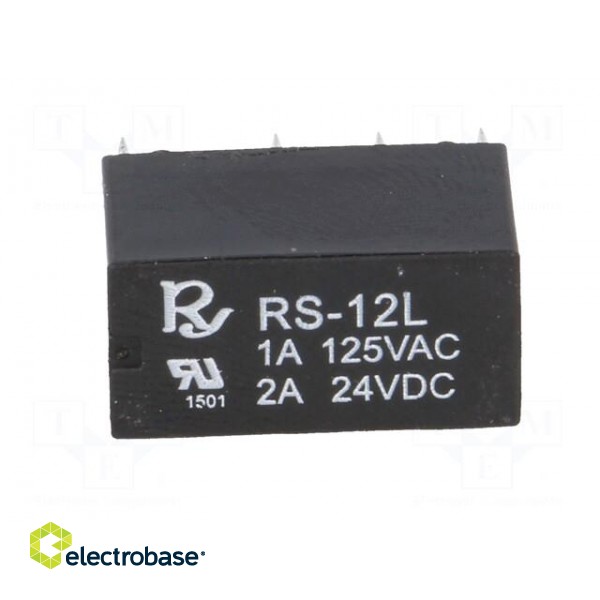 Relay: electromagnetic | DPDT | Ucoil: 12VDC | 1A/120VAC | 1.25A/30VDC image 9