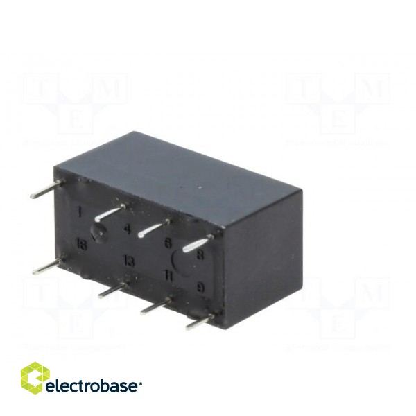 Relay: electromagnetic | DPDT | Ucoil: 12VDC | 2A | 1A/120VAC | 2A/24VDC image 6