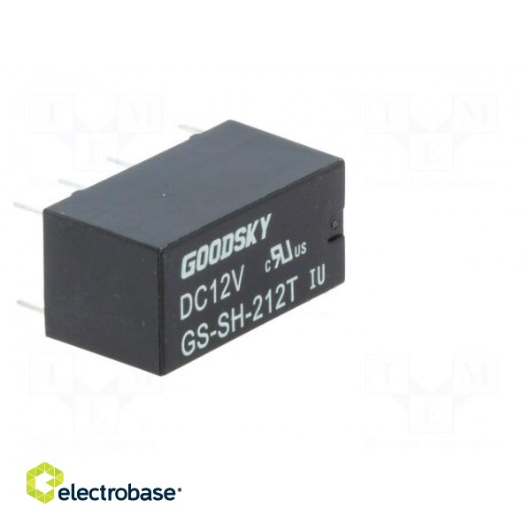 Relay: electromagnetic | DPDT | Ucoil: 12VDC | 2A | 1A/120VAC | 2A/24VDC image 8