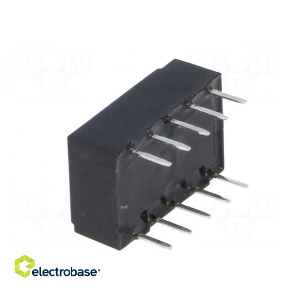 Relay: electromagnetic | DPDT | Ucoil: 12VDC | 1A | 0.5A/125VAC | PCB фото 4