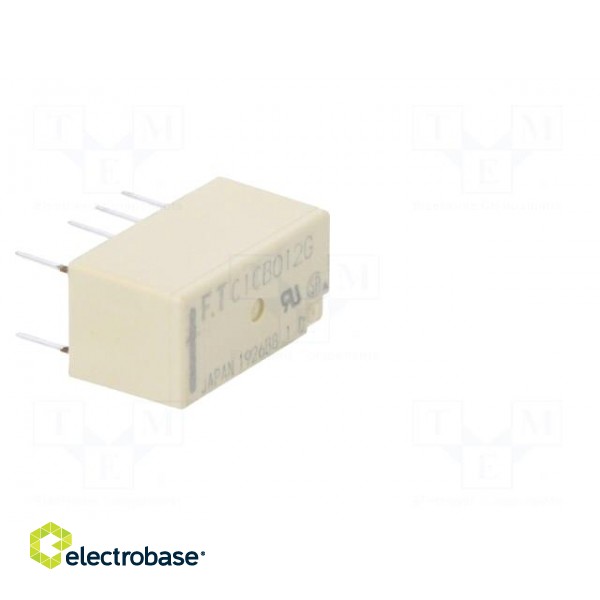 Relay: electromagnetic | DPDT | Ucoil: 12VDC | 2A | 0.3A/125VAC | THT фото 8
