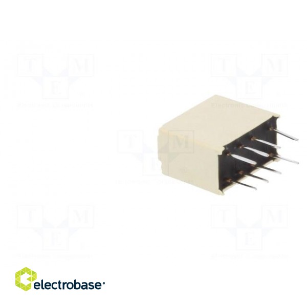 Relay: electromagnetic | DPDT | Ucoil: 12VDC | 2A | 0.3A/125VAC | THT image 4