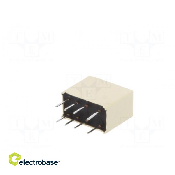 Relay: electromagnetic | DPDT | Ucoil: 12VDC | 2A | 0.3A/125VAC | THT image 6