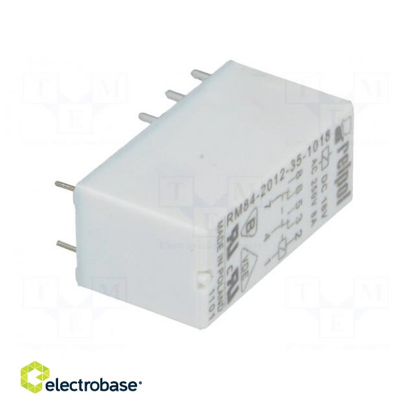 Relay: electromagnetic | DPDT | Ucoil: 18VDC | 8A/250VAC | 8A/24VDC | 8A фото 8