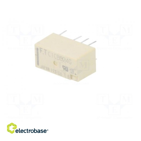 Relay: electromagnetic | DPDT | Ucoil: 24VDC | 0.3A/125VAC | 1A/30VDC фото 2
