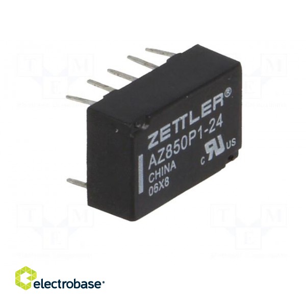 Relay: electromagnetic | DPDT | Ucoil: 24VDC | 0.5A/125VAC | 1A/30VDC image 8