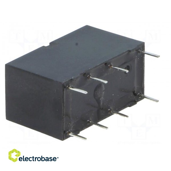 Relay: electromagnetic | DPDT | Ucoil: 24VDC | 2A | 0.5A/120VAC | PCB image 4