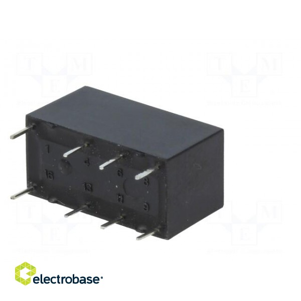 Relay: electromagnetic | DPDT | Ucoil: 24VDC | 1A/120VAC | 2A/24VDC | 2A image 6