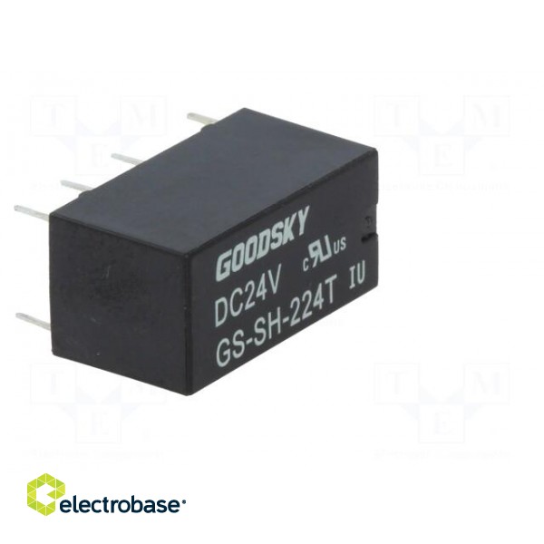 Relay: electromagnetic | DPDT | Ucoil: 24VDC | 2A | 1A/120VAC | 2A/24VDC image 8