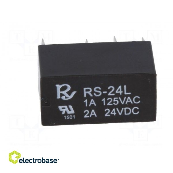 Relay: electromagnetic | DPDT | Ucoil: 24VDC | 1A/120VAC | 1.25A/30VDC фото 9