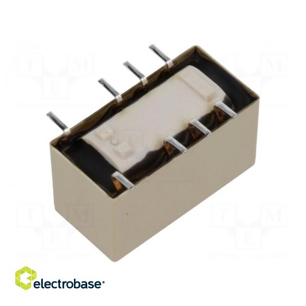 Relay: electromagnetic | DPDT | Ucoil: 3VDC | 0.3A/125VAC | 1A/30VDC фото 2