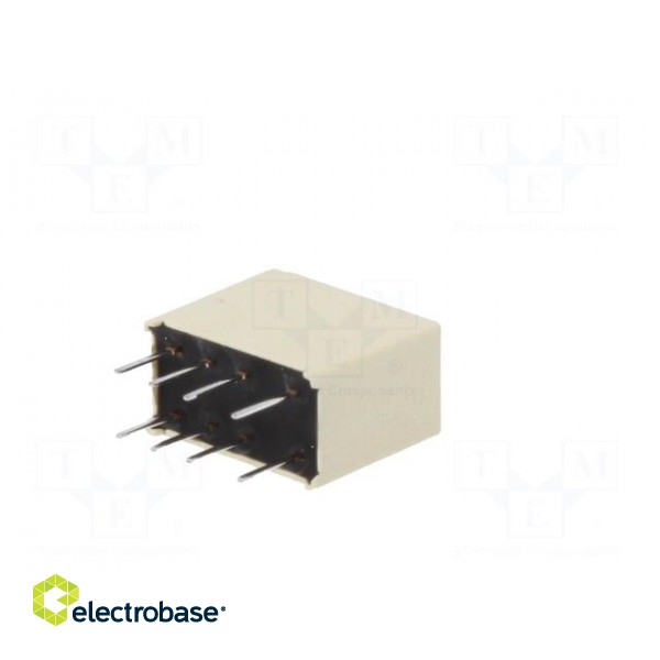 Relay: electromagnetic | DPDT | Ucoil: 4.5VDC | 2A | 0.3A/125VAC | THT image 6