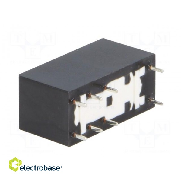 Relay: electromagnetic | DPDT | Ucoil: 48VDC | Icontacts max: 8A | PCB image 4