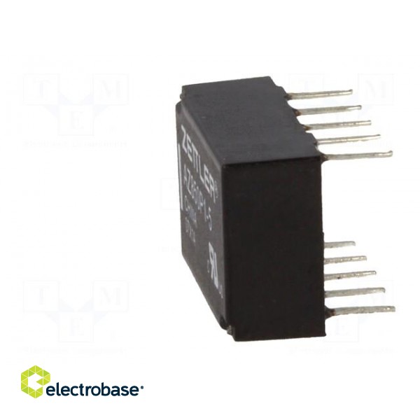 Relay: electromagnetic | DPDT | Ucoil: 5VDC | 0.5A/125VAC | 1A/30VDC фото 3