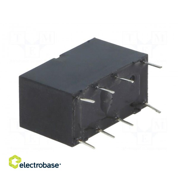 Relay: electromagnetic | DPDT | Ucoil: 5VDC | 0.6A/125VAC | 2A/30VDC image 4
