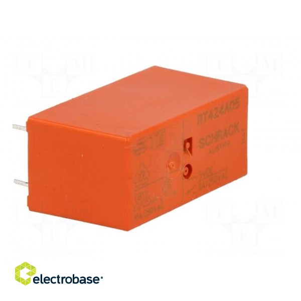 Relay: electromagnetic | DPDT | Ucoil: 5VDC | 8A | 8A/250VAC | 8A/30VDC фото 8