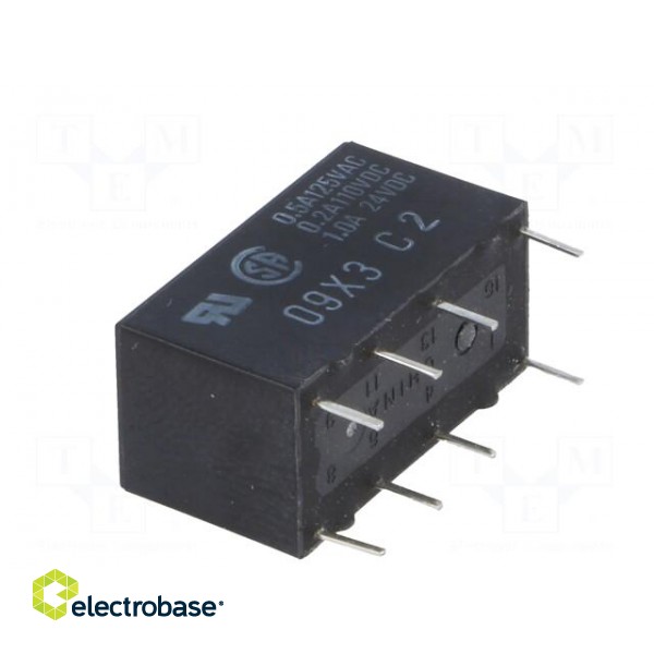 Relay: electromagnetic | DPDT | Ucoil: 5VDC | Icontacts max: 2A | PCB image 4