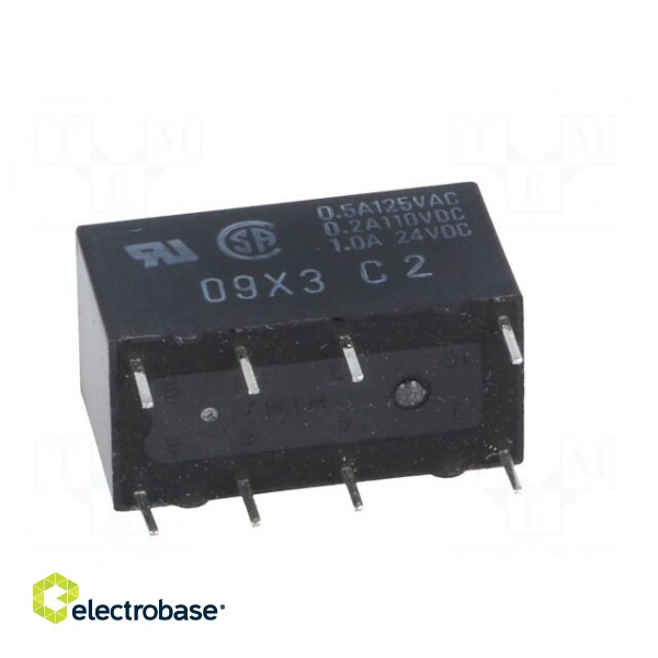 Relay: electromagnetic | DPDT | Ucoil: 5VDC | Icontacts max: 2A | PCB image 5