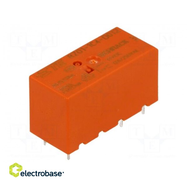 Relay: electromagnetic | SPDT | Ucoil: 12VDC | 12A/250VAC | 12A/24VDC image 1