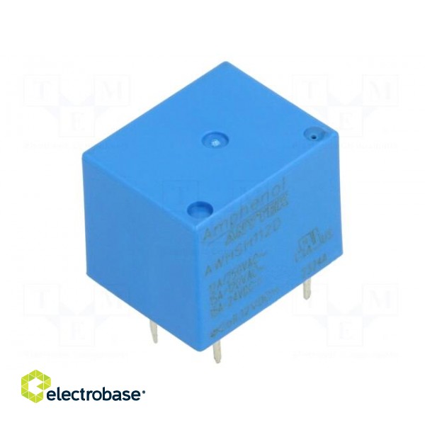 Relay: electromagnetic | SPDT | Ucoil: 12VDC | 15A | 12A/250VAC | PCB