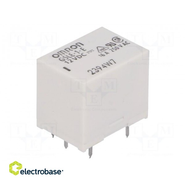 Relay: electromagnetic | SPDT | Ucoil: 12VDC | 16A/250VAC | max.250VAC image 1