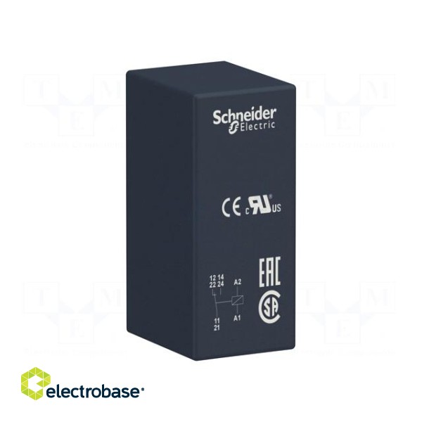 Relay: electromagnetic | SPDT | Ucoil: 12VDC | 16A | 16A/250VAC | socket