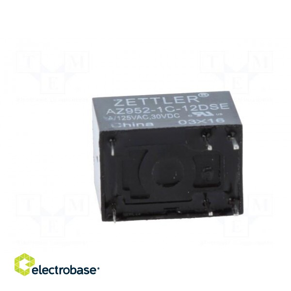 Relay: electromagnetic | SPDT | Ucoil: 12VDC | 1A/125VAC | 1A/30VDC | 1A фото 5