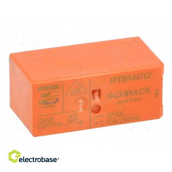Relay: electromagnetic | SPDT | Ucoil: 12VDC | 12A/250VAC | 12A/24VDC фото 9