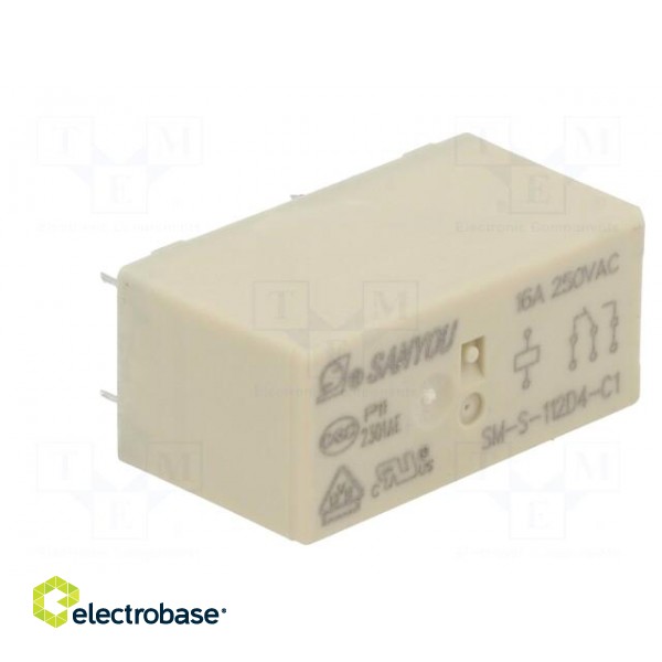 Relay: electromagnetic | SPDT | Ucoil: 12VDC | Icontacts max: 16A image 9