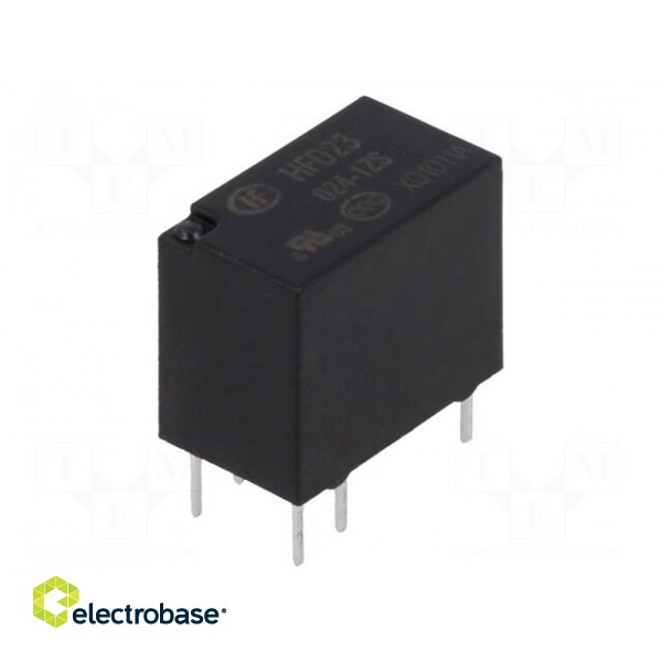 Relay: electromagnetic | SPDT | Ucoil: 24VDC | 0.5A/125VAC | 1A/30VDC фото 1