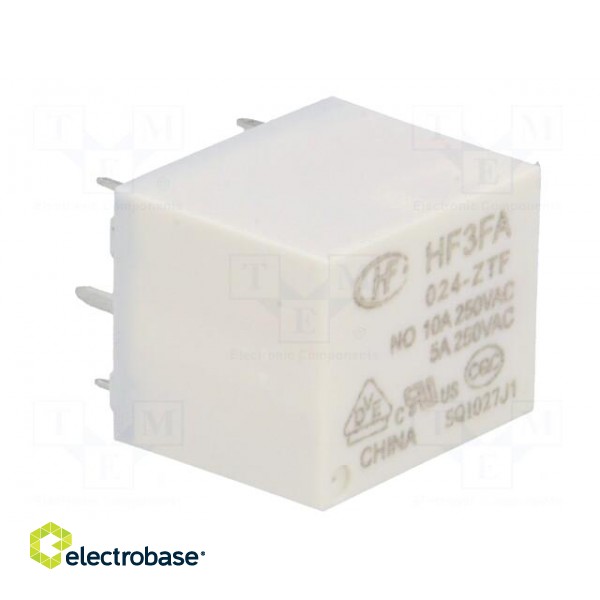 Relay: electromagnetic | SPDT | Ucoil: 24VDC | 10A | 10A/277VAC | PCB фото 8