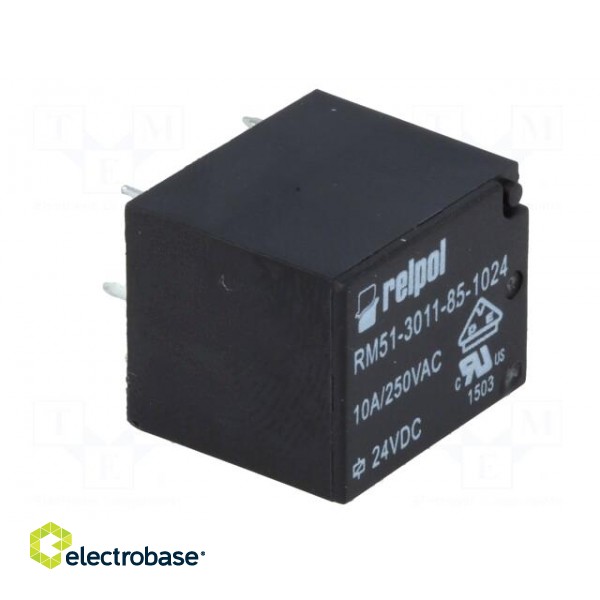 Relay: electromagnetic | SPDT | Ucoil: 24VDC | 10A/250VAC | 10A/30VDC фото 8