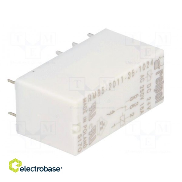 Relay: electromagnetic | SPDT | Ucoil: 24VDC | 16A/250VAC | 16A/24VDC фото 8